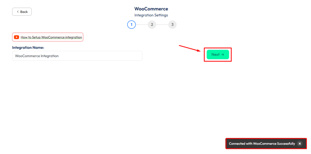 Woocommerce integration with bit form - connected successful