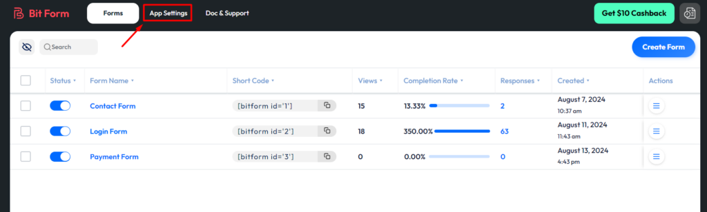 Setup mollie payment integration - bit form dashboard
