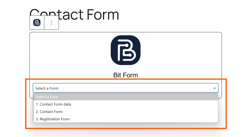Kontaktformular mit Form Builder hinzufügen 