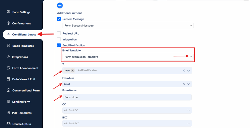 Einrichten eines Kontaktformulars mit E-Mail-Benachrichtigungen in wordpress