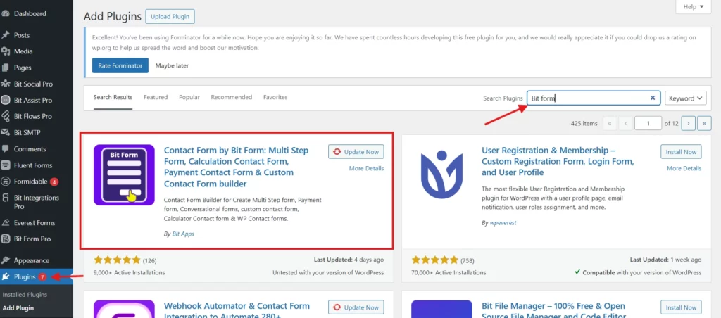 Suchen Sie in wordpress org und installieren Sie das Plugin auf Ihrer WordPress-Website