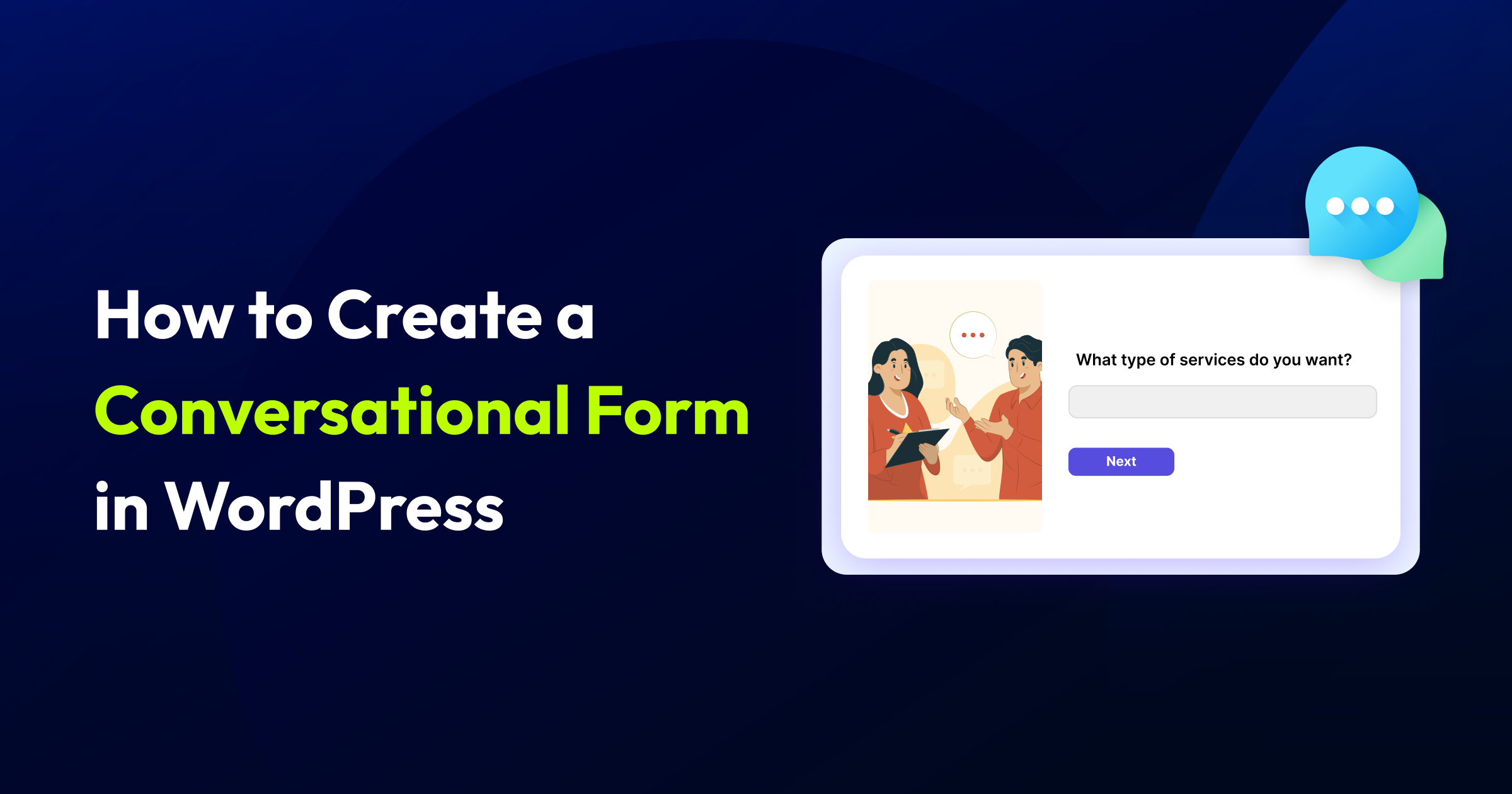 ein dialogorientiertes Formular in WordPress erstellen