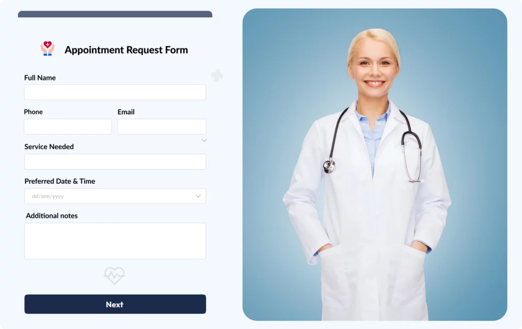 Terminanfrageformular