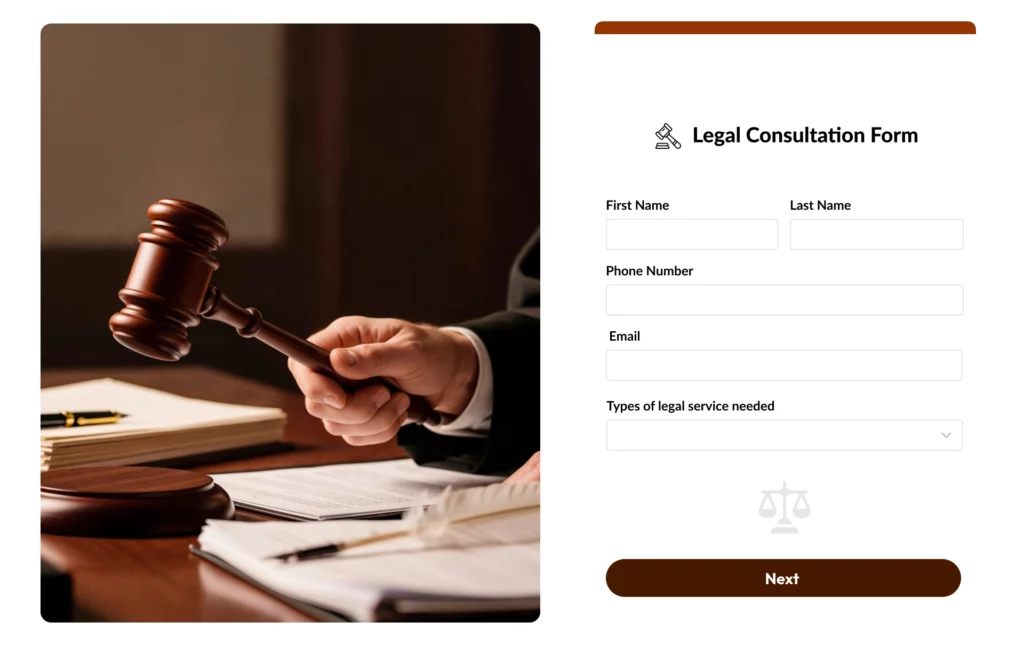 Rechtsberatungsformular