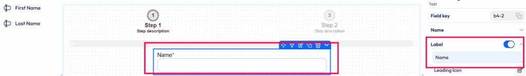 Bearbeiten von Etikettennamen in Wordpress-Formularen