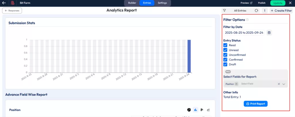 filtrar datos por categorías