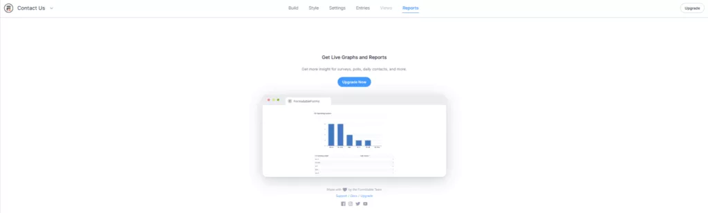 formidable forms reports