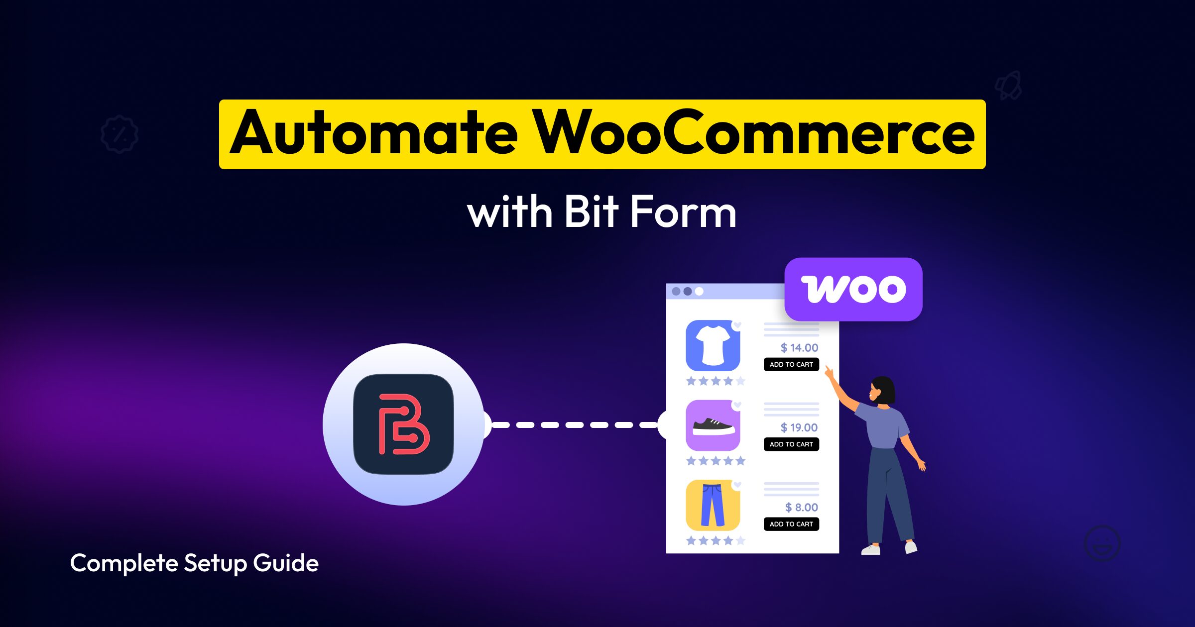 automate woocommerce with bit form