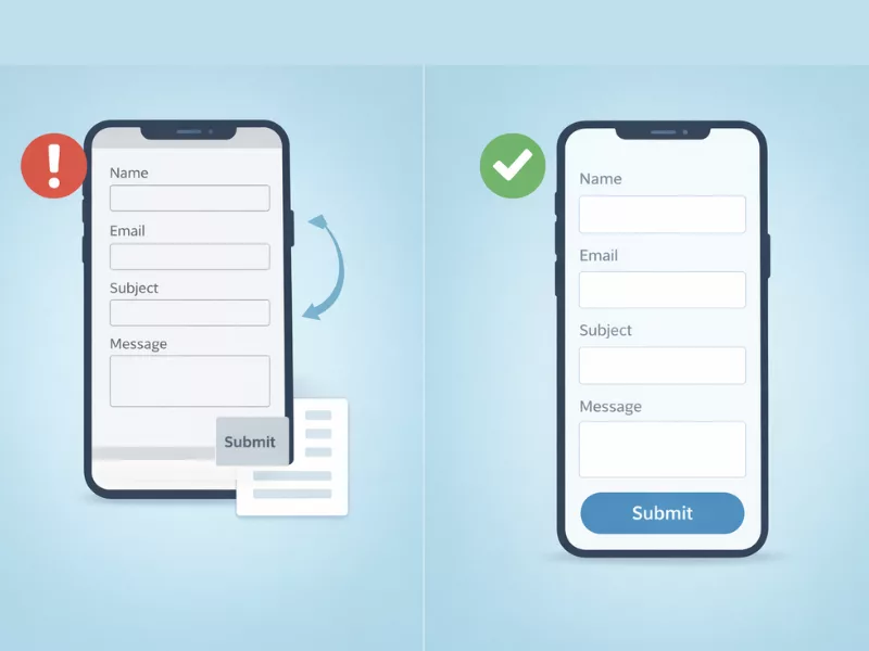 Ignoring Mobile Optimization