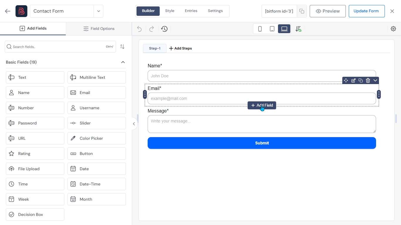 bit form builder overview