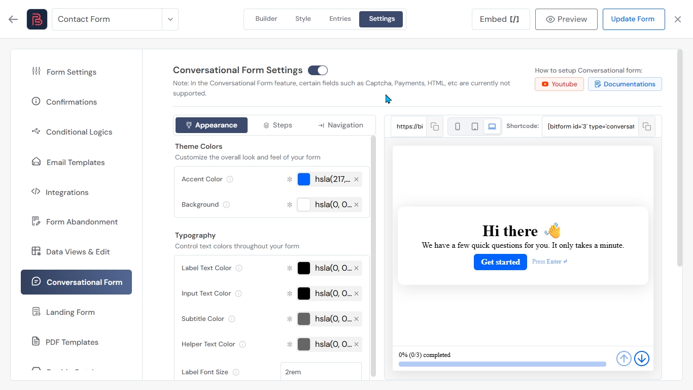 Bit Form - The Most Lightweight WordPress Form Builder