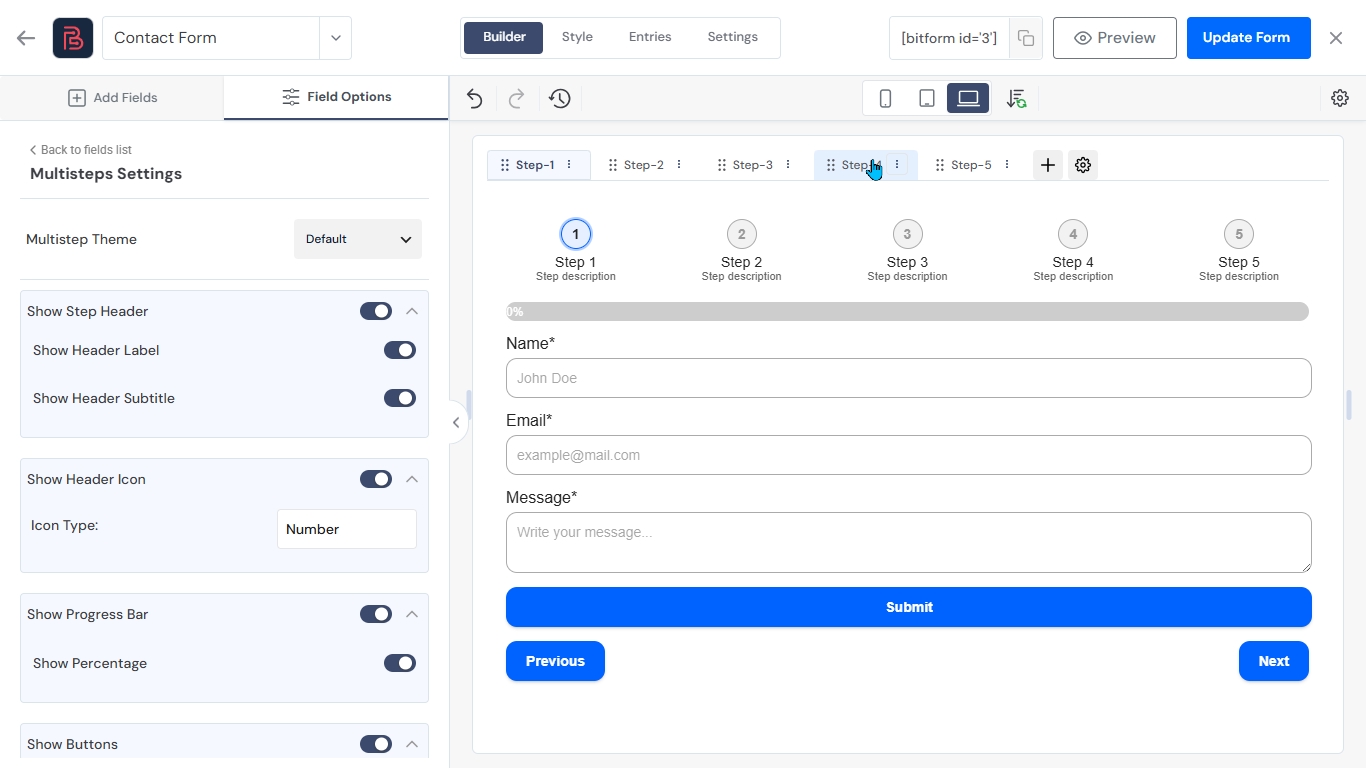 Bit Form - The Most Lightweight WordPress Form Builder