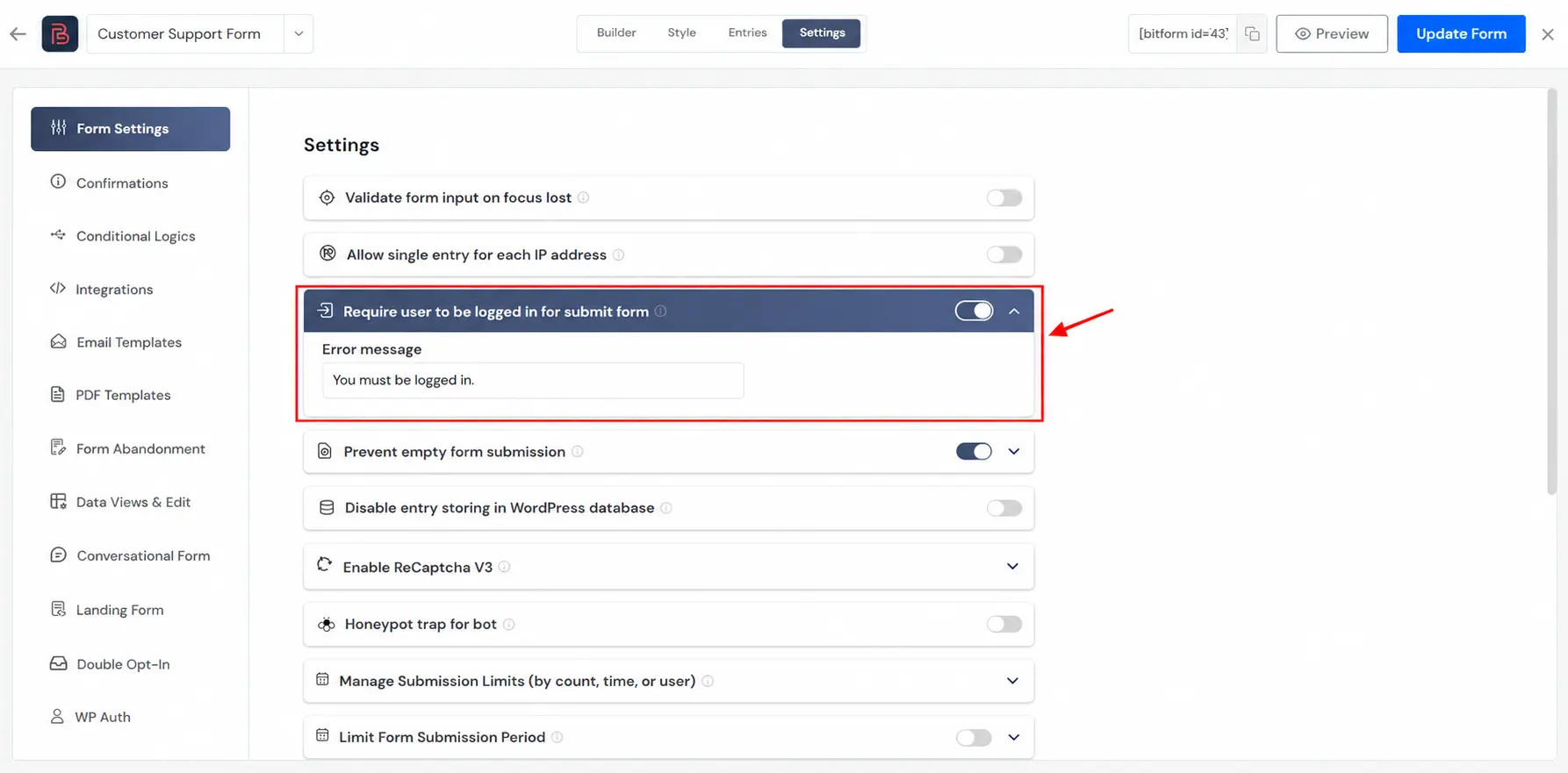 Let Users Edit Their Own Form Submissions